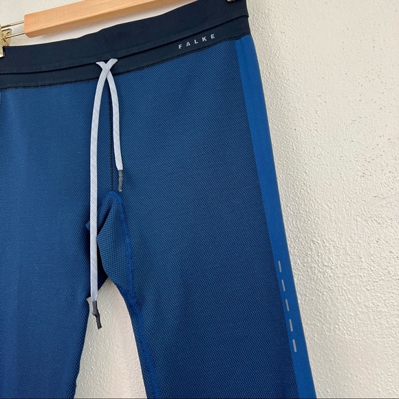 Falke Ergonomic Sports System Blue Running Tight Size Large Legging - Picture 3 of 16